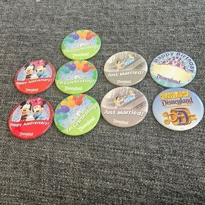 Disneyland special celebration Buttons